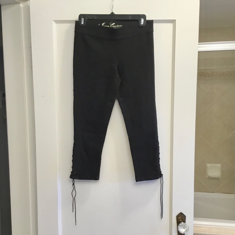 Juicy Couture Jean capris with side detail